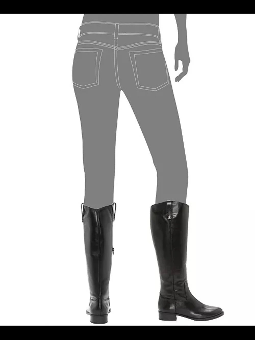INC International Concepts Tall Over-The-Knee Riding Boot in Brown Leather 9m